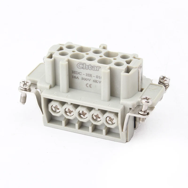 एम/एफ 10 पिन इन्सर्ट हैवी ड्यूटी कनेक्टर